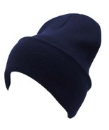 Navy - 6 Pack Winter Beanie Knit Hat Skull Solid Ski Hat Skully Hat  - $48.00