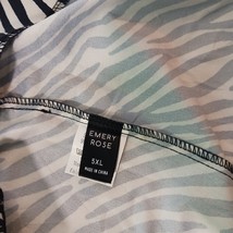 Emery Rose Women's Black & White Pull-On Skirt Size 5XL Waist Measured 48" image 3