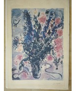 Marc Chagall Signed L.E. Lithographic Reproduction, Pair of Lovers, 100 ... - €195,66 EUR