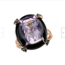 FPJ With 14.08ctw Precious Stones - Genuine Amethyst,Diamonds and Onyx !!! - £471.96 GBP