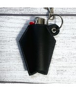  Bic Lighter Case, Black Standard Lighter Sleeve, Coffin, Goth - $16.99