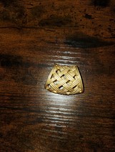 Vintage Golden Scarf Clip - £4.51 GBP