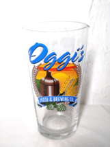 Oggi&#39;s Pizza &amp; Brewing Co. Beer Glass Garden Grove, CA approx. 12 oz. Fast Ship! - £9.69 GBP