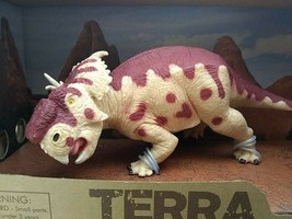 Detailed Pachyrhinosaurus Dinosaur Toy Figure Figurine Horned Life-Like Terra 3+ - £19.86 GBP