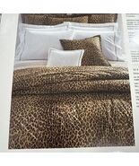 Ralph Lauren Montgomery Tan Leopard Print Cal King Extra Deep Fitted She... - $135.00