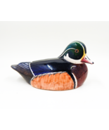 Norman Ceramics Deerfield Wood Duck Decoy Pottery Signed - £31.92 GBP