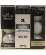 New Lot 9 Golf Balls SpaldingTop Elite Tourney MacGreger Surlyn 90 Ram T... - £7.75 GBP