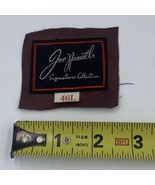 Joe Namath Signature Collection Vintage Clothing Line Suit Label Tag ONL... - £10.23 GBP