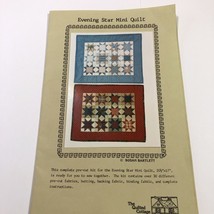 Evening Star Mini Quilt Pattern 20.5&quot; x 17&quot; The Quilted Cottage - £10.12 GBP