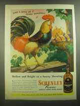 1945 Schenley Reserve Whiskey Ad - Mellow and bright as a Sunny Morning - £14.52 GBP