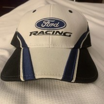 NASCAR Ford Racing Black/blue/white Strapback Hat The Thread Mill - $4.99