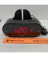 Easy Dok Alarm Clock w/Dual Charging Ports &amp; Universal Smartphone Cradle... - $15.24