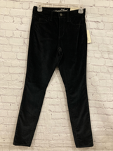 Universal Thread Womens 00 24R High Rise Velvet Skinny Jeans Black Slim ... - $16.81