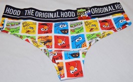 Elmo Cookie Monster Underwear Womens Large 7 Juniors NEW Oscar Sesame Street - £9.37 GBP