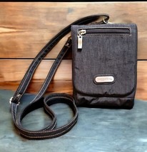 Baggallini Small Black Crossbody Bag Fanny Pack Adjustable Detachable St... - £27.24 GBP