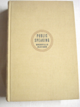 Public Speaking by Grenville Kleiser 1935 Second Series HC - £6.71 GBP