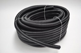 Standard Metric Ribbed Black Pond Hose 1/2 Inch (12mm), 98 Foot Roll (30m) - £43.46 GBP