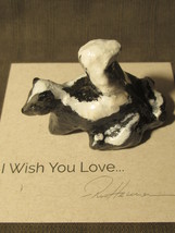 Ron Hevener Skunk Figurine Miniature  - $34.22 CAD