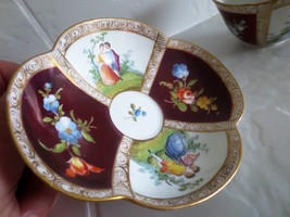 Antique Meissen cofee cup with saucer - $220.00