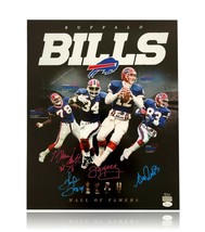Buffalo Bills HOFers Signed 16x20 Photo #/25 JSA COA Jim Kelly Reed Smit... - £496.70 GBP