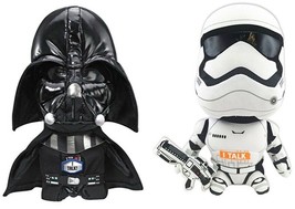Star Wars Talking Darth Vader / Stormtrooper Plush Figures Original Movie Sounds - £11.30 GBP