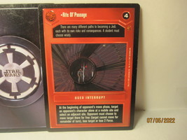 1997 Star Wars CCG Card: Rite of Passage - black border - £0.79 GBP