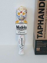 Modelo Especial Sugar Skull Dia de los Muertos NIB 10&quot; Draft Beer Tap Ha... - £96.15 GBP