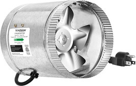VIVOSUN 6 inch Inline Duct Fan 240CFM, HVAC Exhaust Intake Fan Low Noise - £14.41 GBP