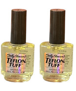 2X Sally Hansen Teflon Tuff Maximum Nail Protector .45oz Rare HTF - $55.01 CAD