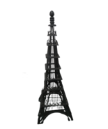 38&quot; Cast Metal Eiffel Tower Statue Base Is 12&quot; x 12&quot; Square Free Standin... - £39.41 GBP