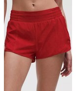 LULULEMON Hotty Hot High Rise Short  2.5”~Dark Red~Lined~0 NWT USPS SHIP - $94.95