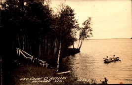 Postcard RPPC  Lac Court O Reilles Hayward WI Wisconsin Lake -BK55 - £3.87 GBP