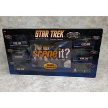 Mattel Star Trek Scene It Ultimate Fan Pack DVD Trivia Game Diecast Ships New - £78.81 GBP
