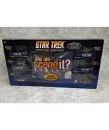 Mattel Star Trek Scene It Ultimate Fan Pack DVD Trivia Game Diecast Ship... - £77.06 GBP