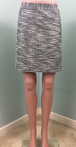 NWT Women&#39;s Banana Republic Textured Metallic Silver Mini Skirt Size 16 - £27.68 GBP