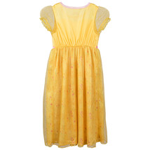 The Beauty and The Beast Belle Girl&#39;s Fantasy Gown Pajamas Yellow - £26.30 GBP