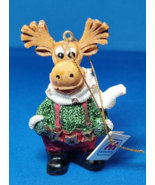 2002 Marathon Oil Company Joyous The Moose Ornament With Tags 4 Inch - $9.99