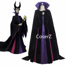 Sleeping Beauty Luxury Maleficent Cosplay Costume Evil Queen Cosplay Dre... - £100.42 GBP