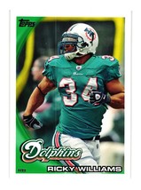 2010 Topps #322 Ricky Williams Miami Dolphins - £0.78 GBP