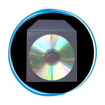 1000 CPP Clear Plastic Sleeve Envelope Bag with Flap for CD DVD Disc 100... - $67.99