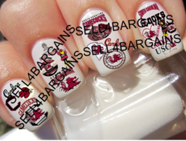 42 NEW 2023 SOUTH CAROLINA GAMECOCKS Logos》21 Different Designs《Nail Art... - £16.51 GBP