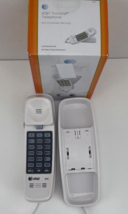 AT&T ATT210 Corded Trimline Telephone Phone White - £17.40 GBP