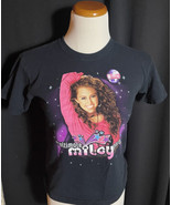 Miley Cyrus Wonder World Tour 2009 Black T-Shirt Music Concert size Yout... - £9.63 GBP