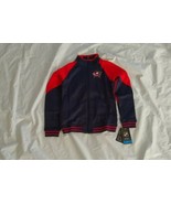 NHL Boy&#39;s Columbus Blue Jackets Full Zip Long Sleeve Blue Red Jacket M(1... - £20.98 GBP