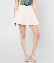 FREE PEOPLE Womens Shorts Mini Daze Away Stylish Cream White Size XS OB776022 - £37.87 GBP