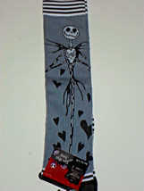 Nightmare Before Christmas Gray Jack Skellington Socks - Womens Shoe Sz ... - $14.99