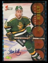 Vintage 1995 Classic 5 Sport Autograph Hockey Card Steve Kelly Edmonton Oilers A - £11.82 GBP