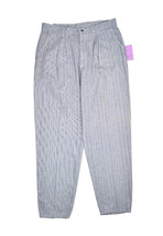 Vintage Lee Pleated Pants Womens 18 Striped Tapered High Waisted Mom USA... - £30.29 GBP