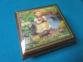 M.I. Hummel ERCOLANO Music Box RARE NIB PLAYS &quot;ALWAYS&quot; original - $147.50