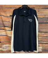 Tennessee Titans Logo Polo Shirt 2X Short Sleeve Embroidered Football Co... - $9.49